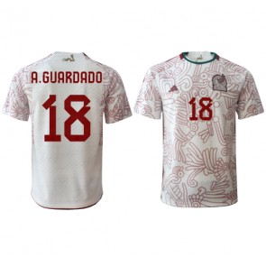 Lacne Muži Futbalové dres Mexiko Andres Guardado #18 MS 2022 Krátky Rukáv - Preč